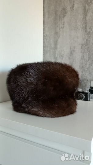 Шапка зимняя норковая женская