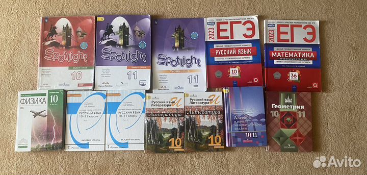 Учебники 10 11 класс