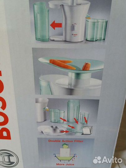 Центробежная соковыжималка boch ME-S1020