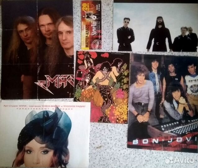 Постеры-плакаты - Bon Jovi,Kiss,Laibach,Mастер,Абп