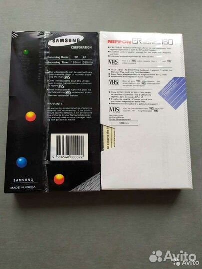 Видео и аудио кассеты новые в упаковке