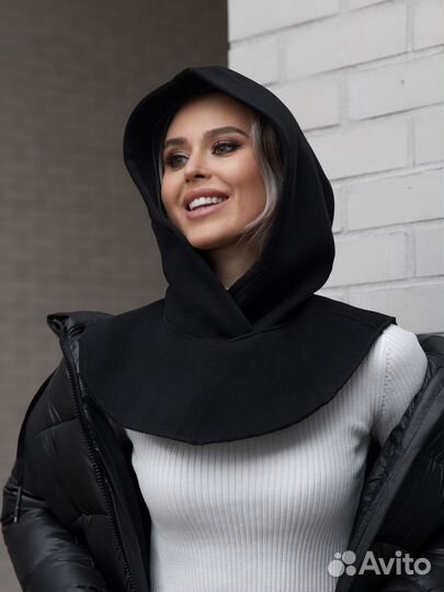 Капор съемный капюшон на флисе