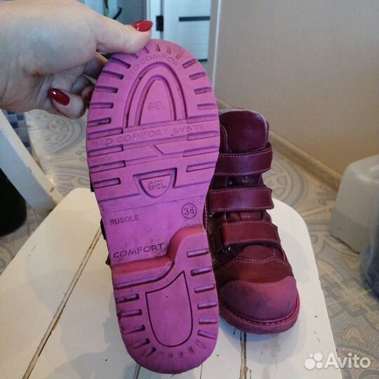 Ботинки демисезонные для девочки 24 размер