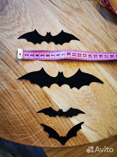 Украшение на стену, окна (летучие мыши, хэллоуин)