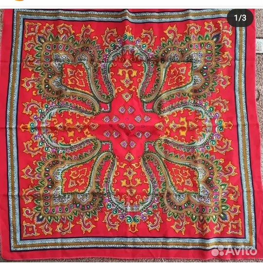 Павлопосадский платок шерсть
