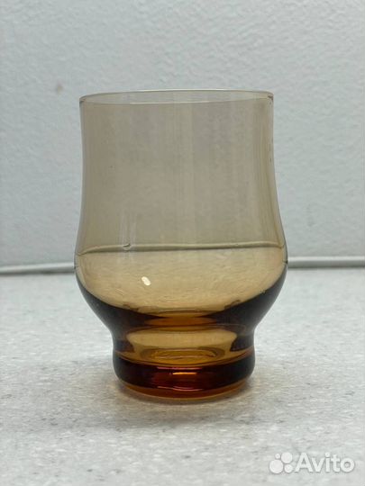 4 стопки СССР коричневое стекло