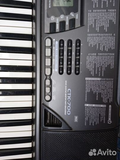 Синтезатор casio ctk 700