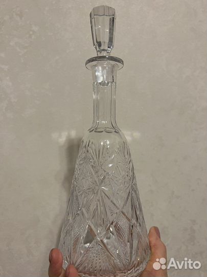 Графин хрустальный с Рюмками из СССР