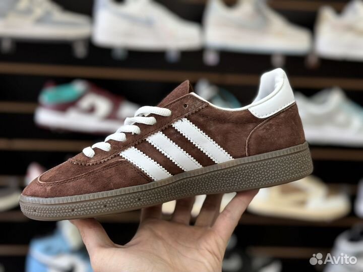 Кеды adidas spezial замшевые коричневые