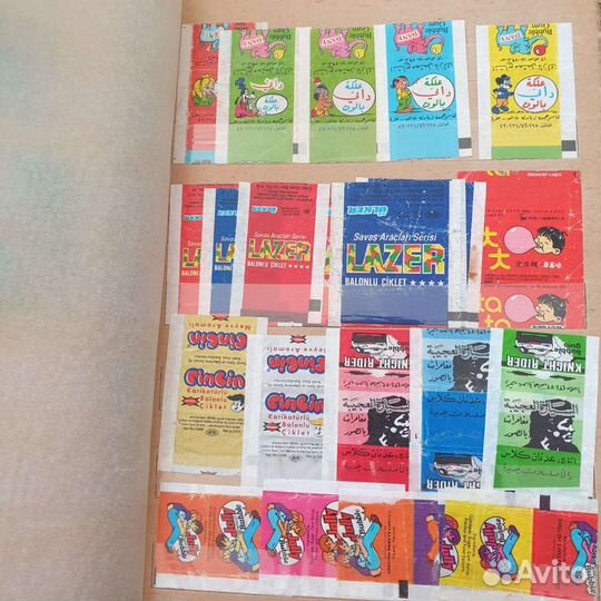 Вкладыши от жвачек