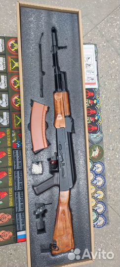 Страйкбольный привод ак 74 Сталь Дерево