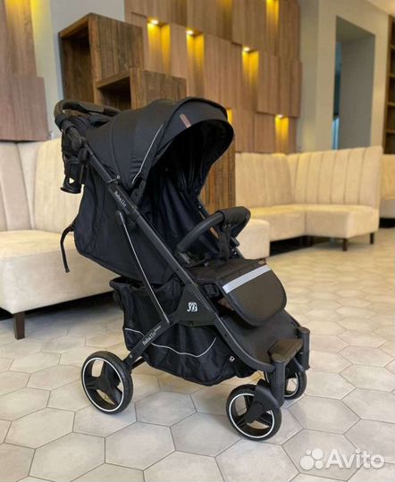 Коляска прогулочная 2023 Стиль Black (Baballo)