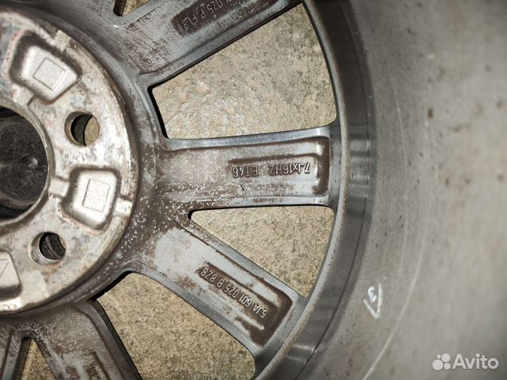 Диски skoda rapid r16 antia