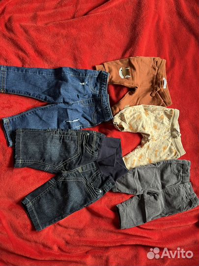 Детские вещи пакетом на мальчика 68 74