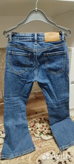 Джинсы клеш для девочки 116