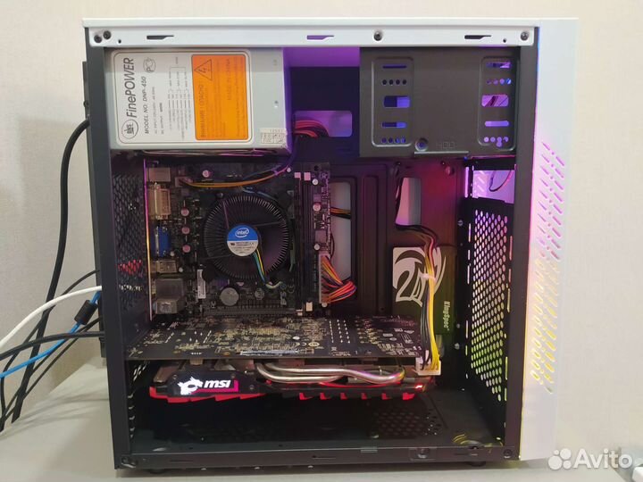 Игровой пк Intel Core i5, RX 570, SSD