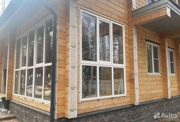 Остекление окон и балконов пвх