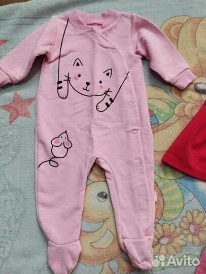 Одежда для девочки пакетом 68 74