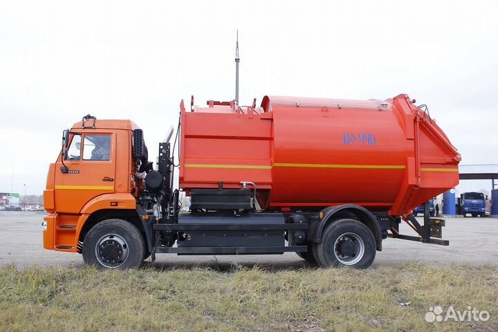 Ко-449-05 камаз-53605 Мусоровоз бок. загрузка