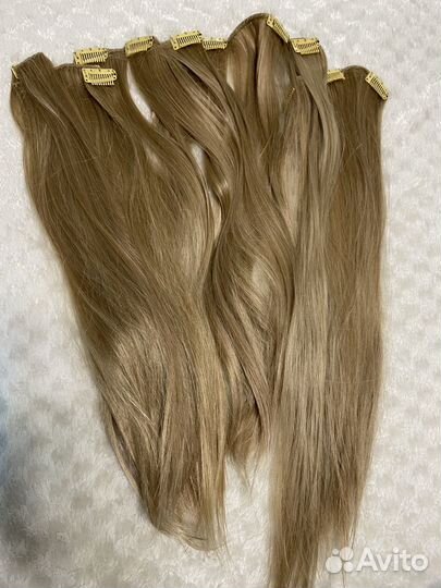 Искусственные волосы на заколках