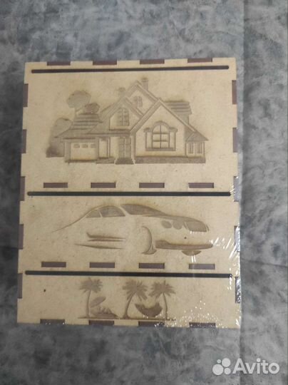 Копилка деревянная