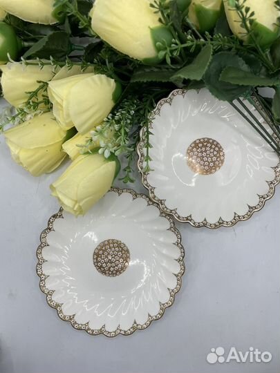 Фарфоровая чайная пара Витая лфз (сзр)