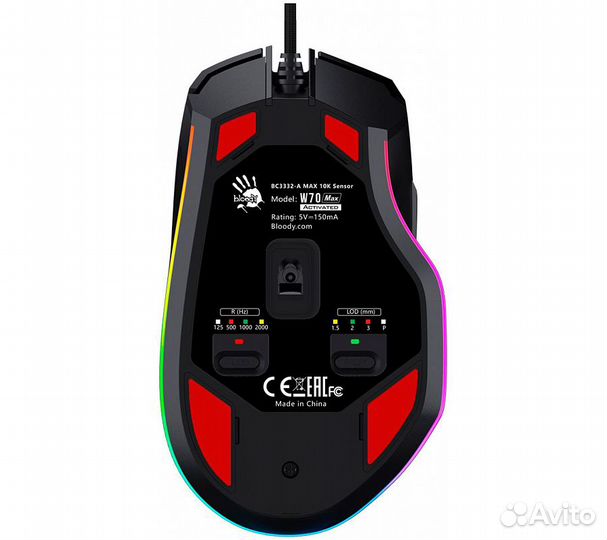 Мышь A4Tech Bloody W70 Max, черный