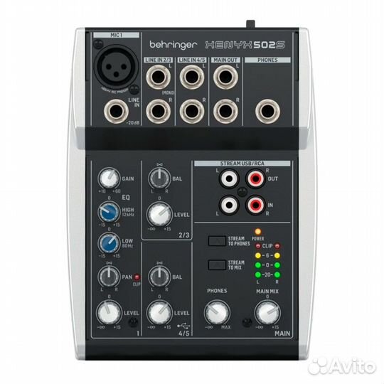 Микшерный пульт Behringer xenyx 502S