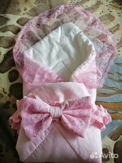 Конверт одеяло на выписку весна, осень