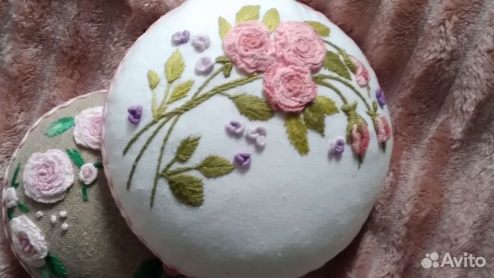 Игольница, ручная работа, вышивка