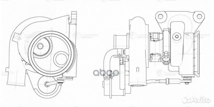 Турбокомпрессор для а/м PSA Boxer (06) /Jumper