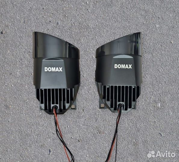 Светодиодные Bi-led линзы в птф domax 3,0