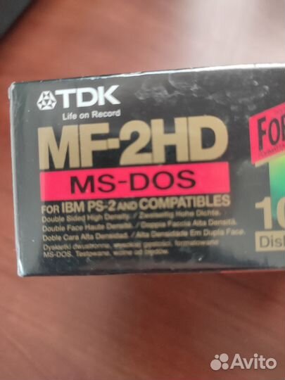 Floppy Дискета 3,5 TDK MF-2hdif10ED 1,44Mb в карто