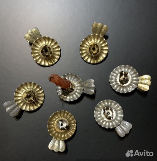 Подсвечник прищепка старинные елочная игрушка СССР