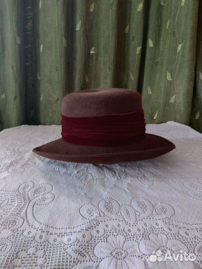 Шляпа фетровая женская