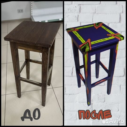 Покраска малогабаритной мебели/гитар/скейтбордов