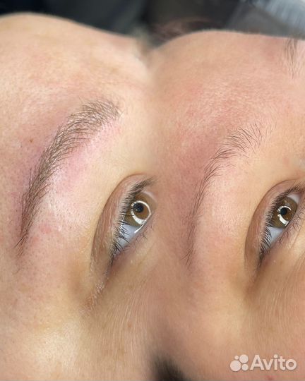 ПМ бровей микроблейдинг (волоски в ручной технике)