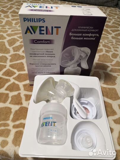 Молокоотсос avent ручной новый