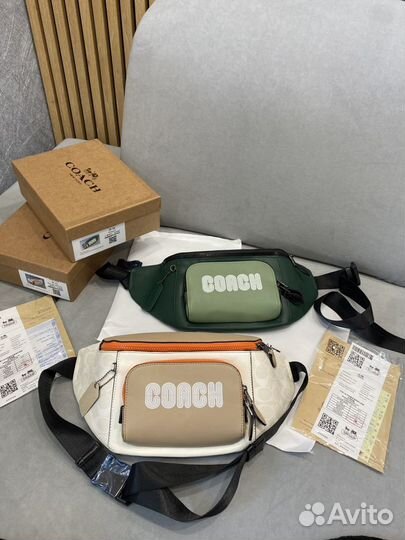 Поясная сумка coach унисекс