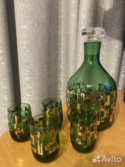 Графин хрустальный с рюмками