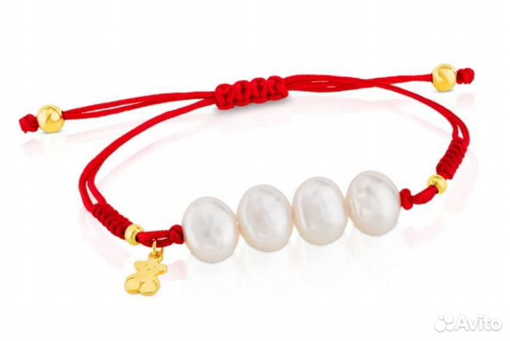 Браслет Tous красная нить