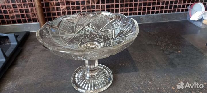 Ваза хрустальная ссср,стопки