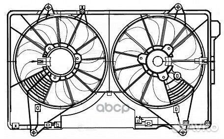Э/вентилятор охл. для а/м Mazda CX-5 (12)