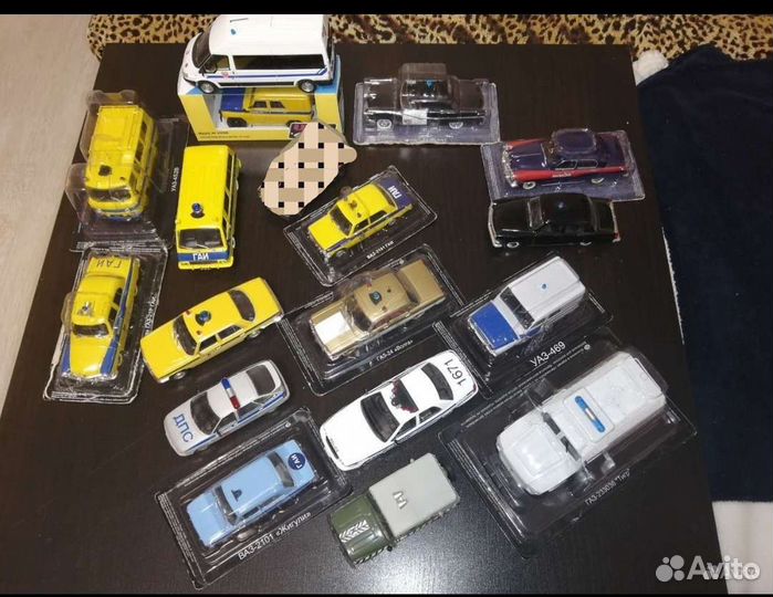 Полицейские милицейские модели 1/43 автолегенды