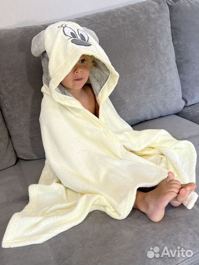 Детское полотенце с капюшоном