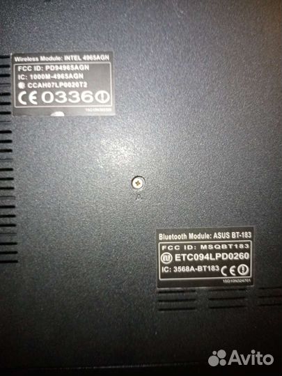 Ноутбук asus M50S на запчасти