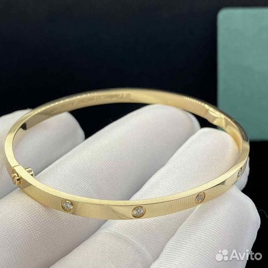 Браслет Cartier Love, 10 брил. 0,21ct