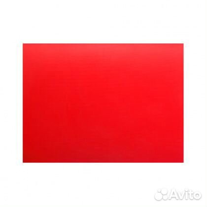 Доска разделочная 400х300х12 мм красный полипропил