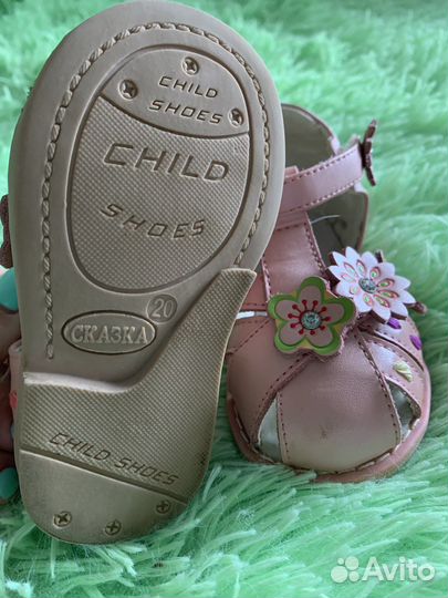 Сандали для девочки 20 размер