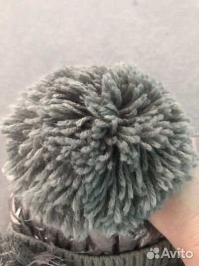 Шапка женская+варежки